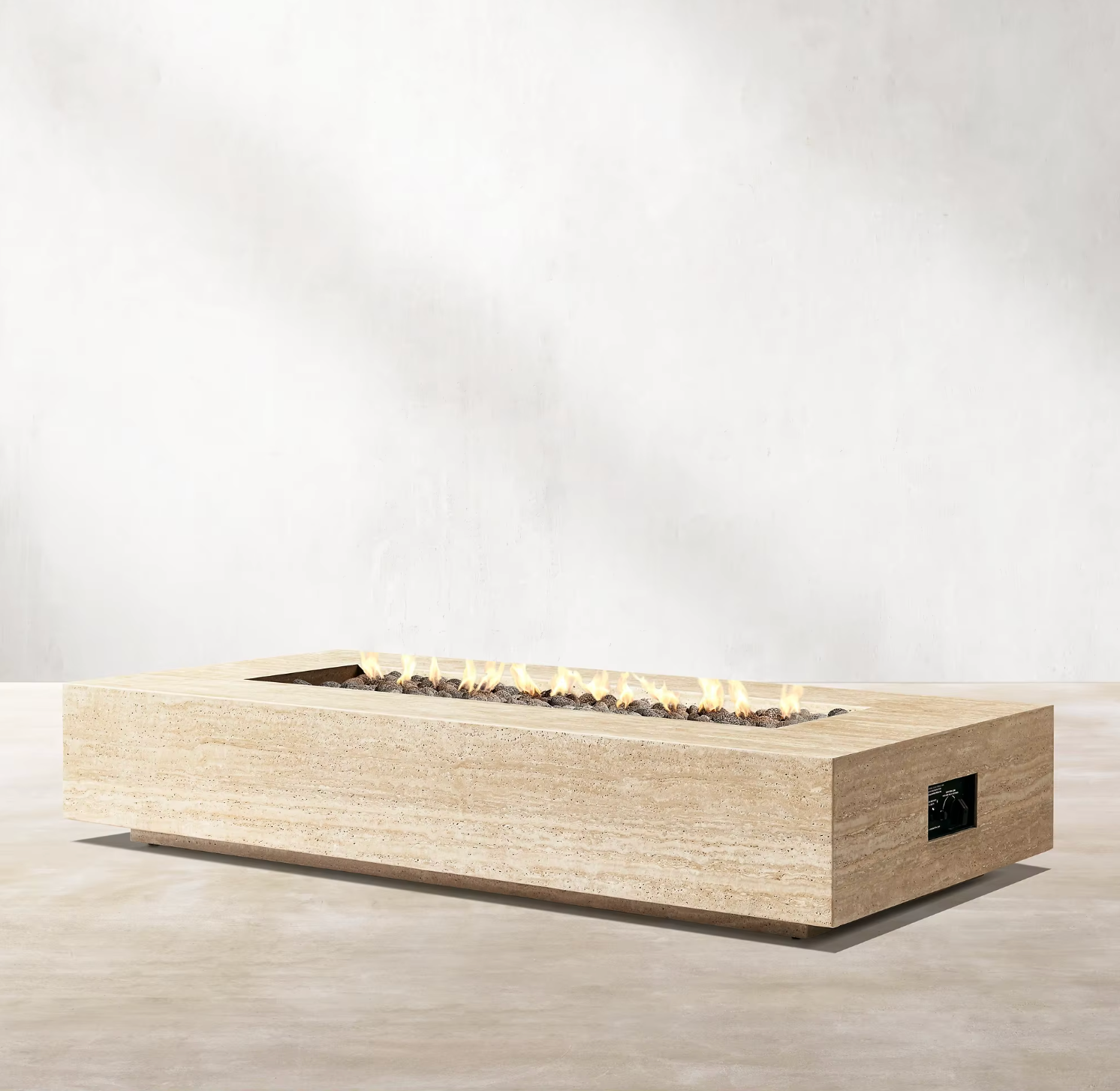 Freya Travertine Fireplace