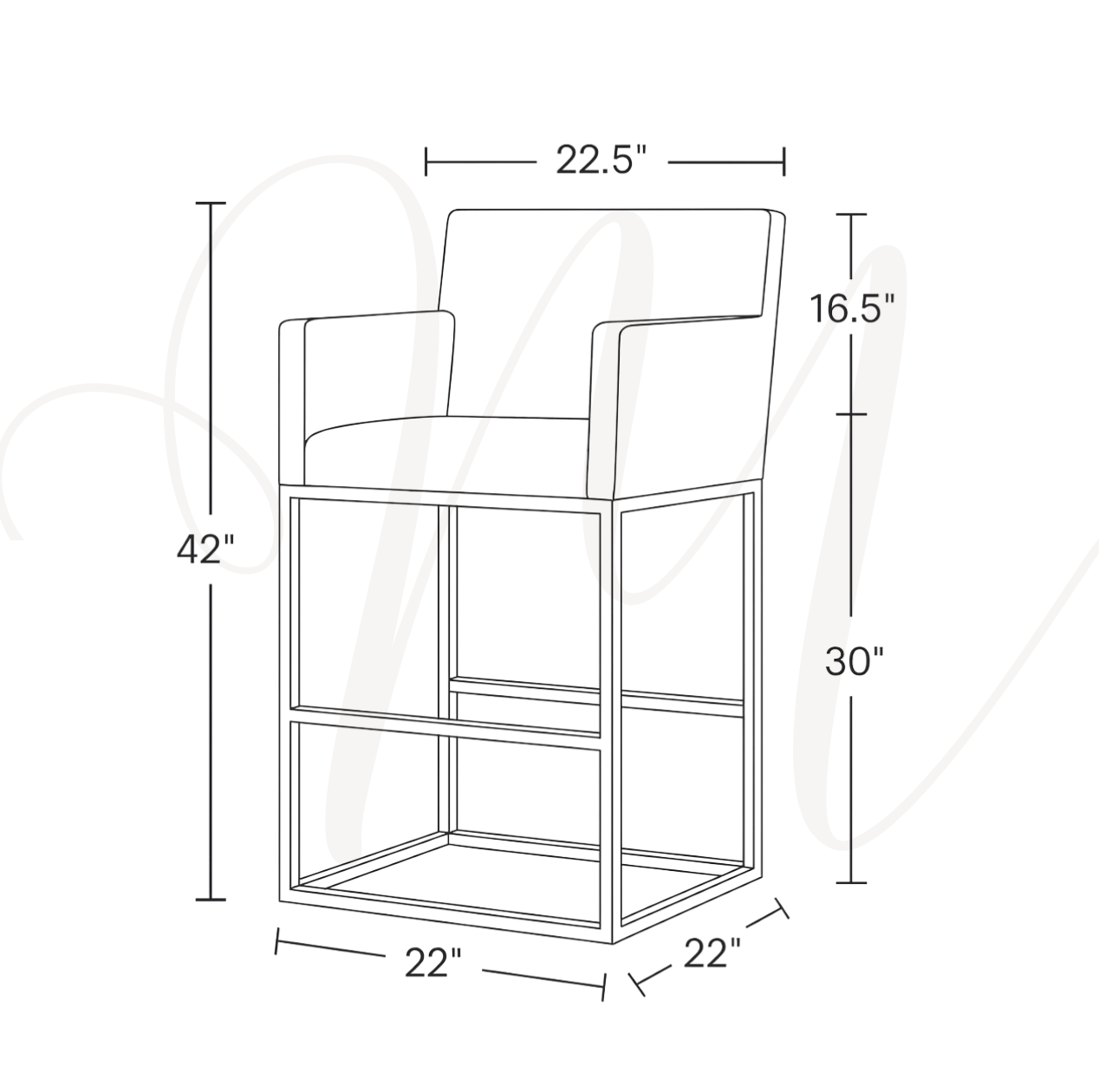 The Everett Bar Stool