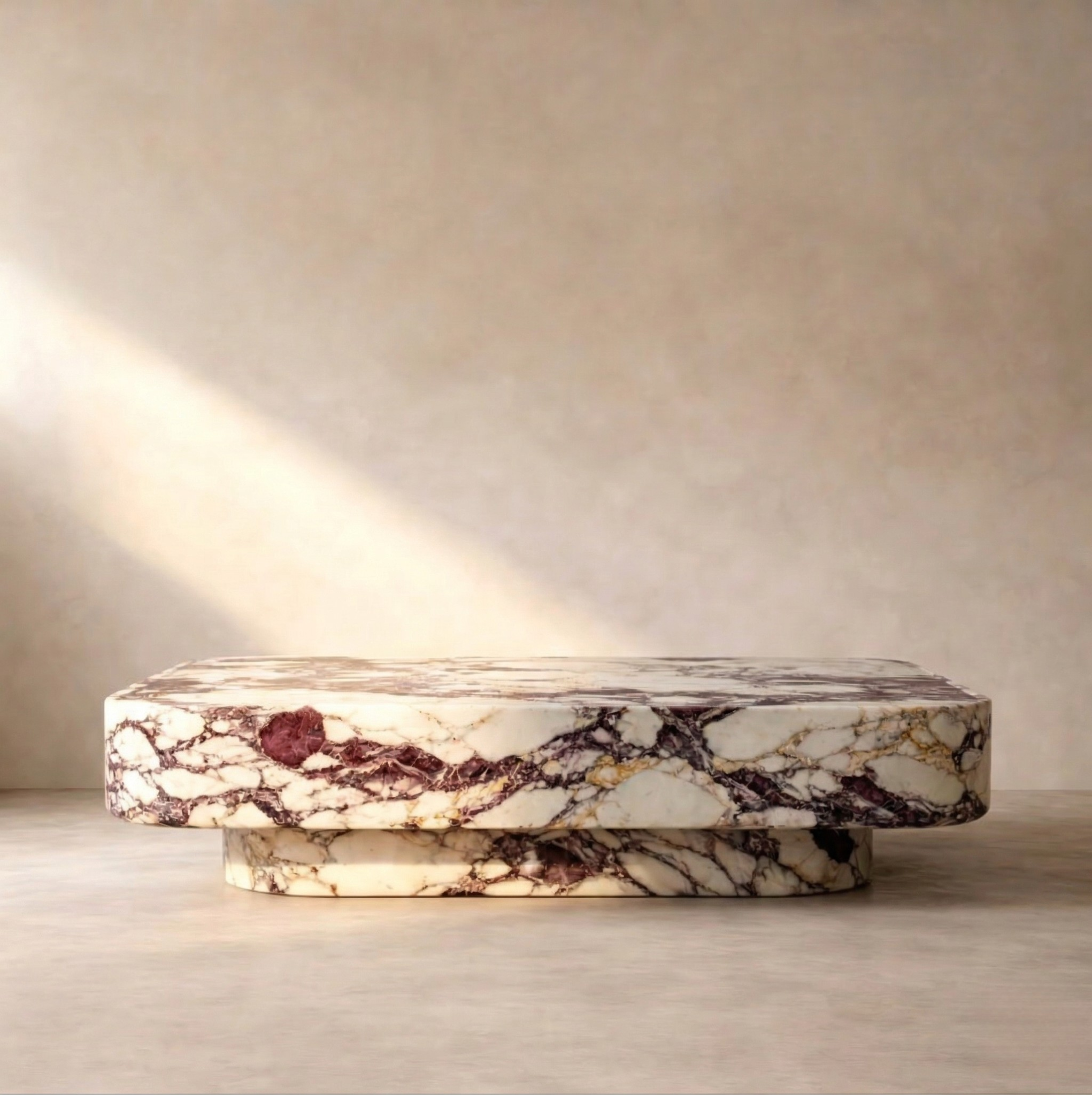 The Ceyx – Calacatta Viola Coffee Table