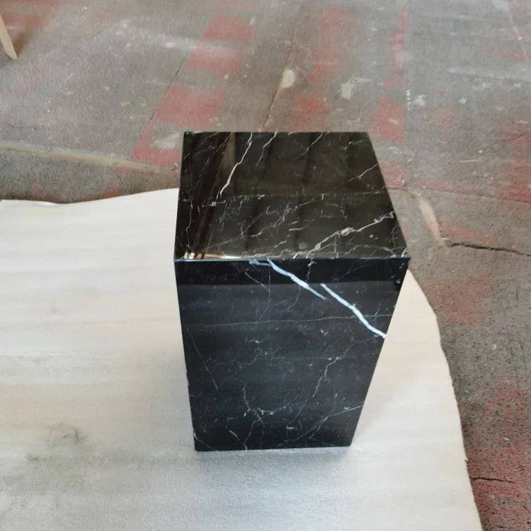 Black Marquina Marble Plinth