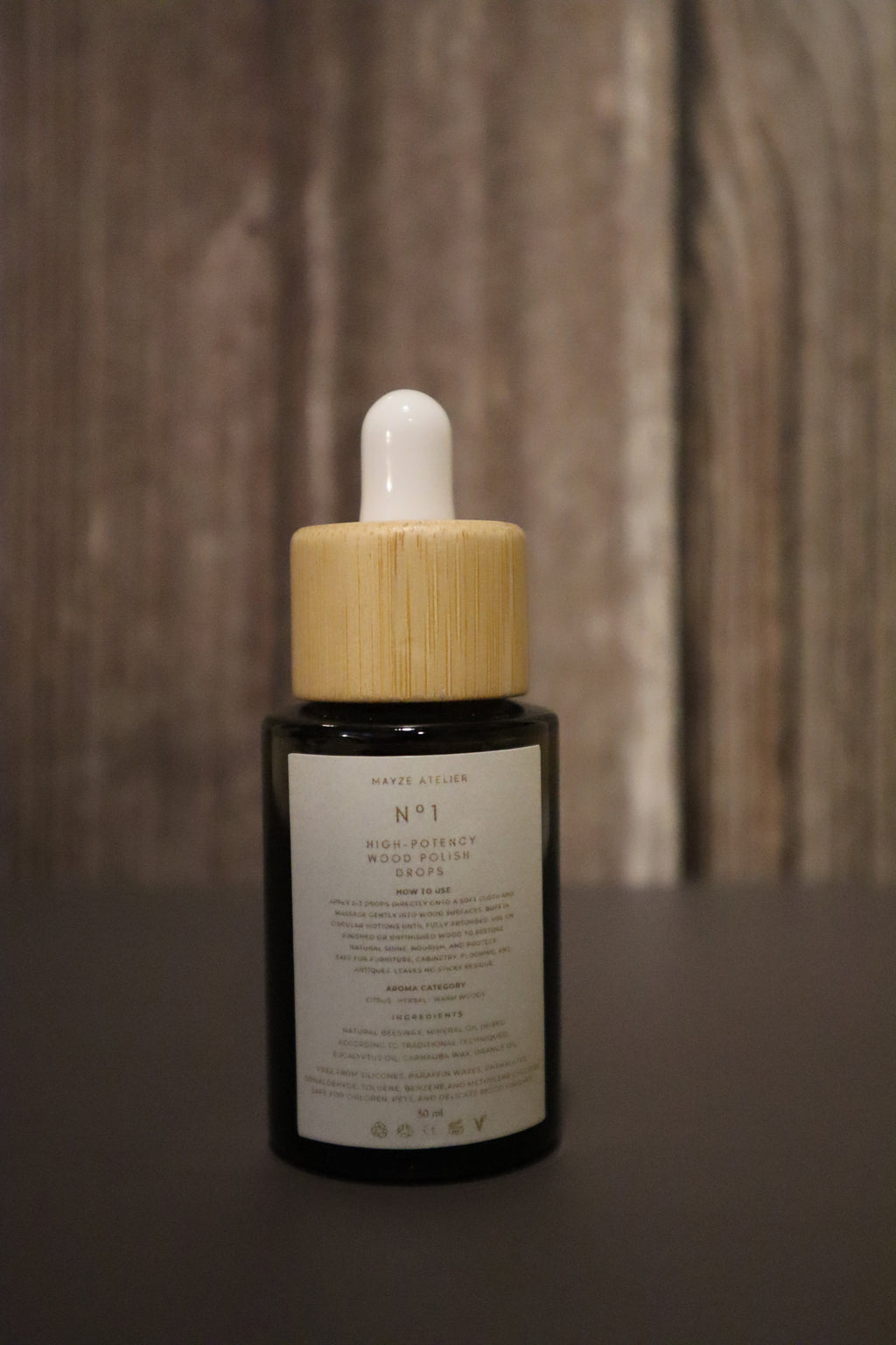 N°1 – High-Potency Wood Polish Drops