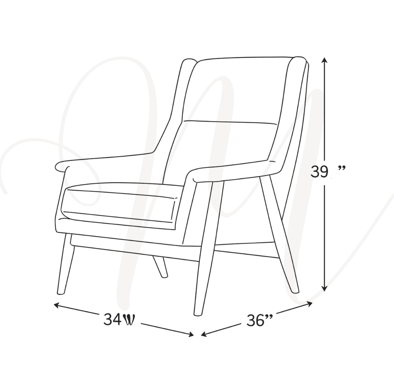 Klyros High-Back Lounge Chair