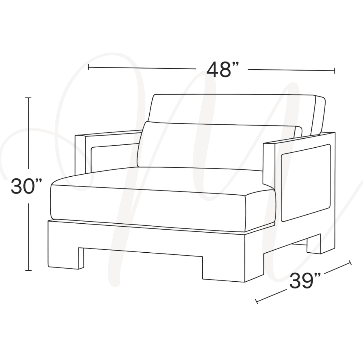 The Alera Teak Wicker Lounge Chair