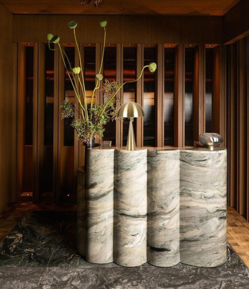 Fantasy Marble Reception Desk