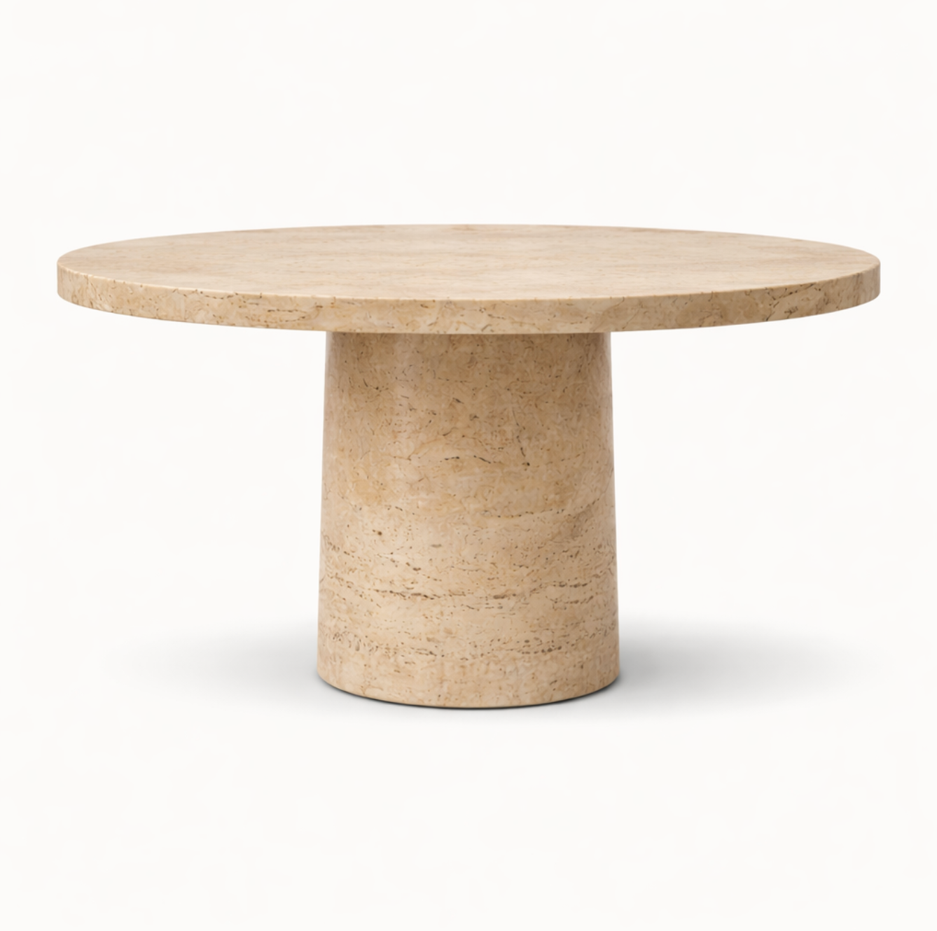 Althea — Travertine Dining Table
