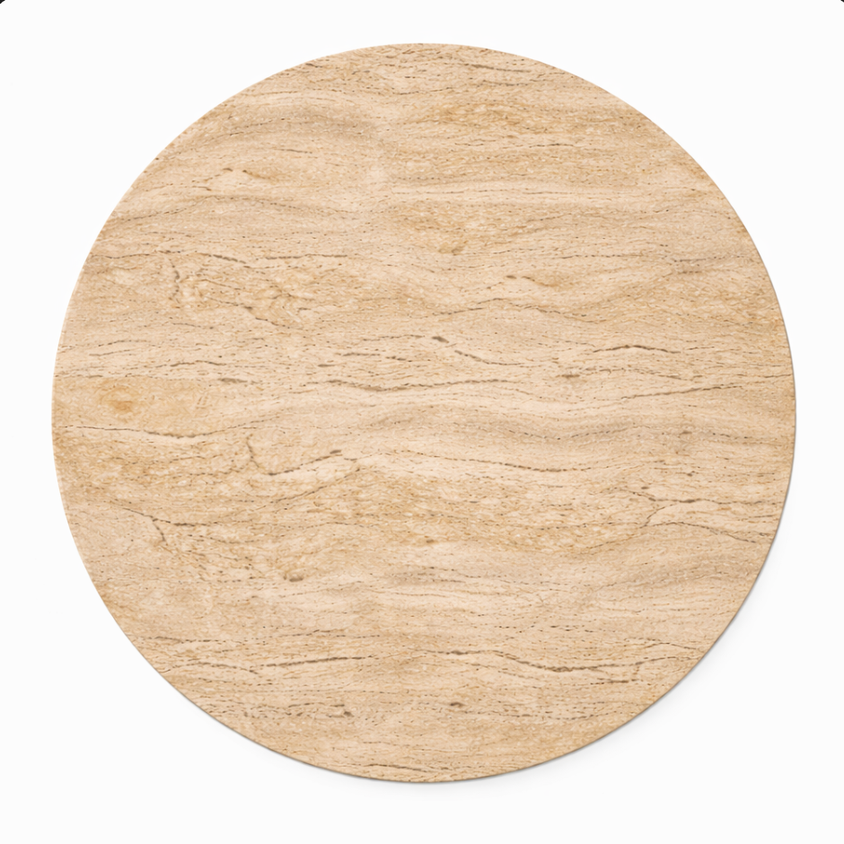 Althea — Travertine Dining Table