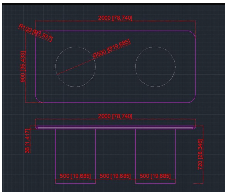 Kahai – Arabescato Dining Table