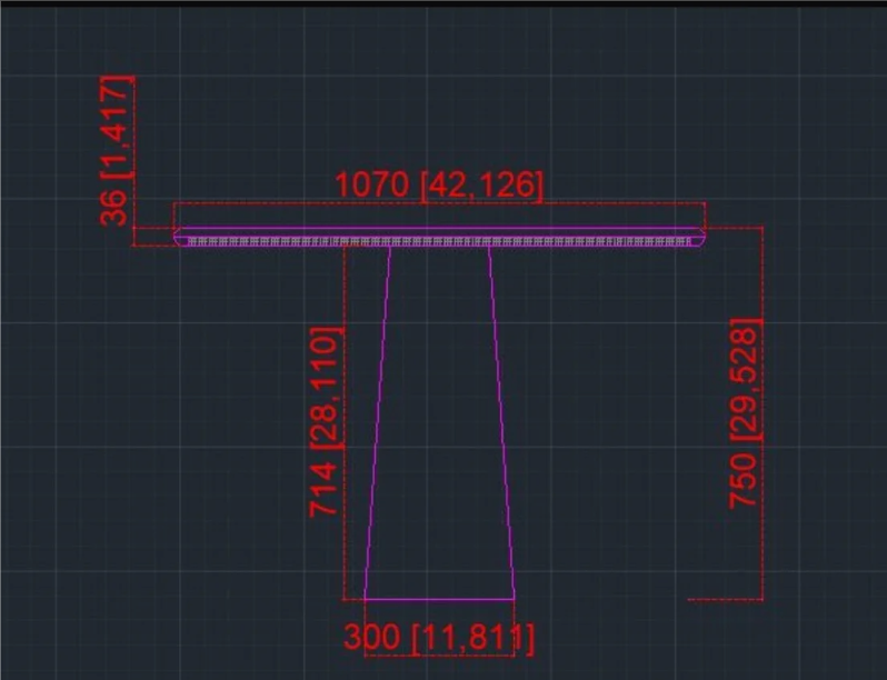 Aurelion – Red Travertine Dining Table