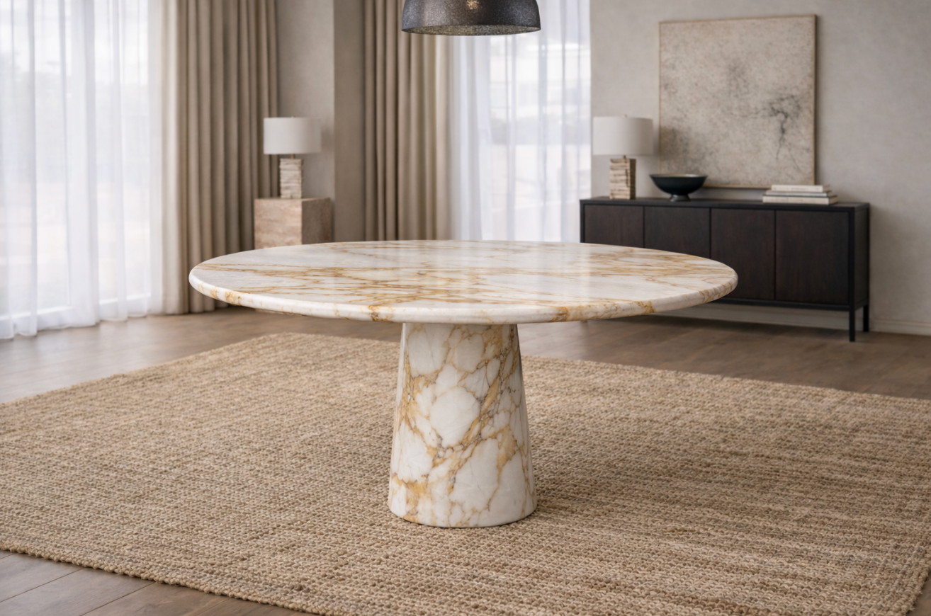 Aurelion – Calacatta Gold Dining Table