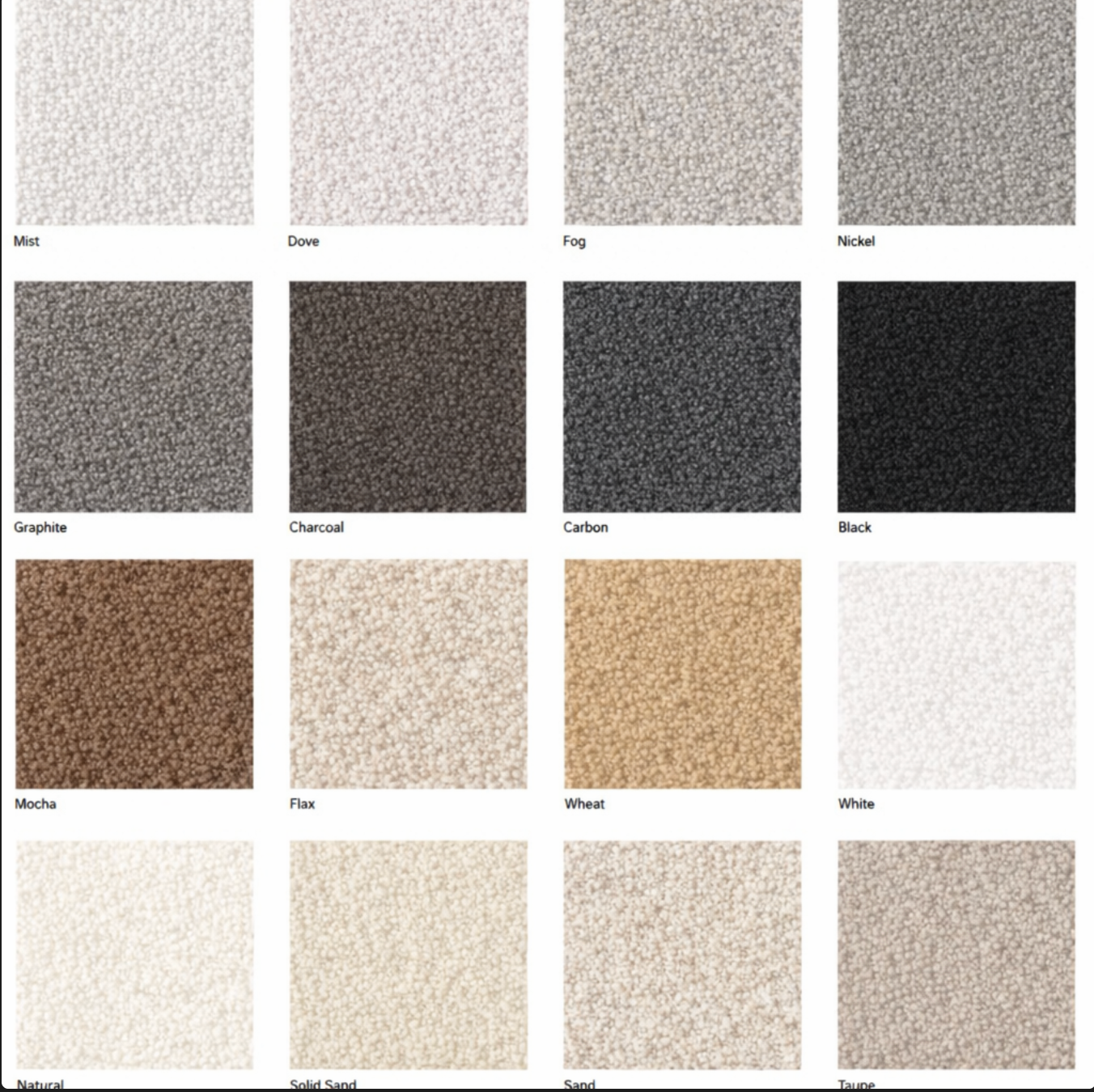 The Grove Chair, Boucle Fabric