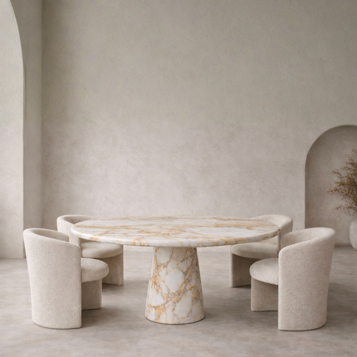 Aurelion – Calacatta Gold Dining Table